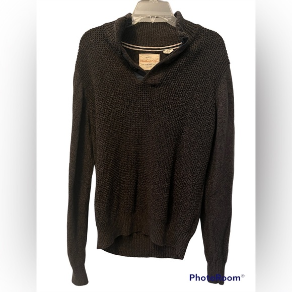 Original Vintage Weatherproof Men’s Pullover Sweater Dark Brown - Picture 2 of 6